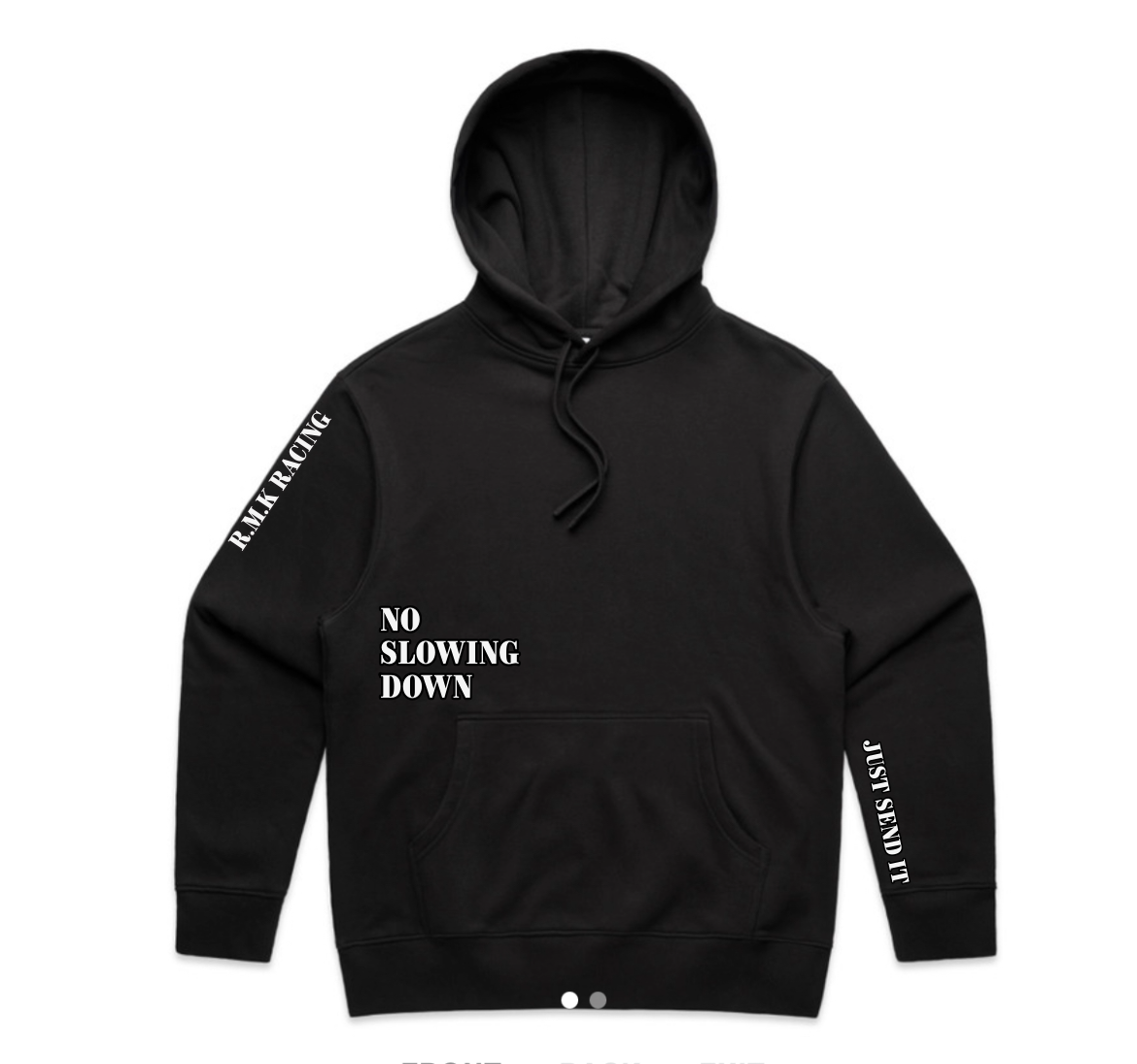 Adult Heavy Hoodie - Lets go Racing !